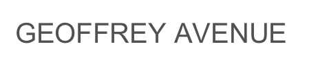 GEOFFREY AVENUE